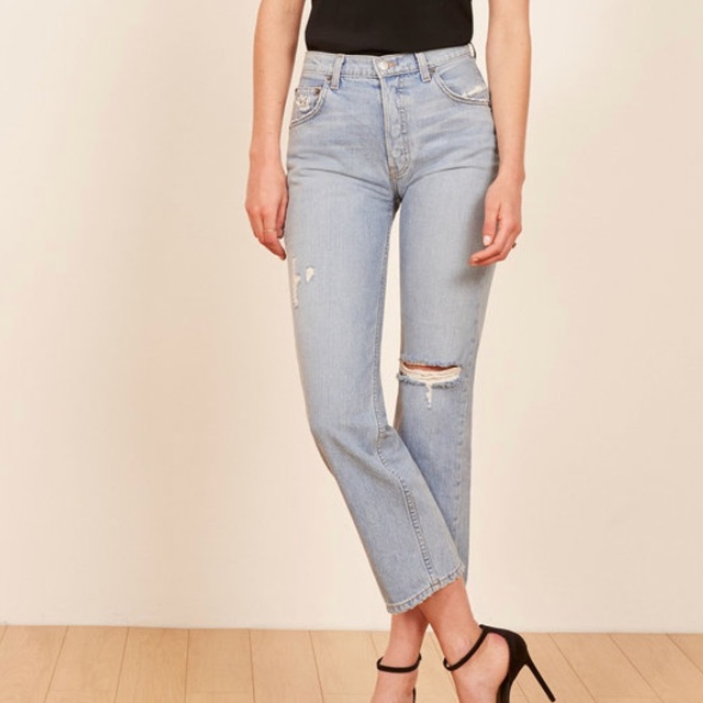 Reformation Danny Mid Relaxed Jean Size 28